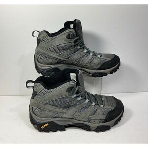 Merrell Moab 2 Mid Waterproof Hiking Shoes Womens Size 8.5 Gray Vibram J06054